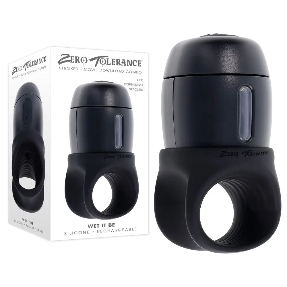 Affordable quality Zero Tolerance WET IT BE -  USB Rechargeable Vibrating and Self Lubricating Stroker  from Zero Tolerance by Discreet Intimate Essentials with Discreet Delivery 