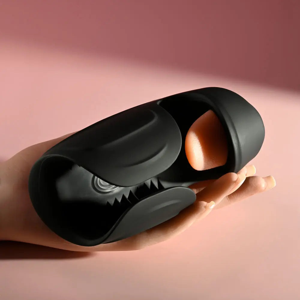 Zero Tolerance LICK THE TIP -  USB Rechargeable Vibrating & Flicking Masturbator Zero Tolerance Discreet Intimate Essentials.