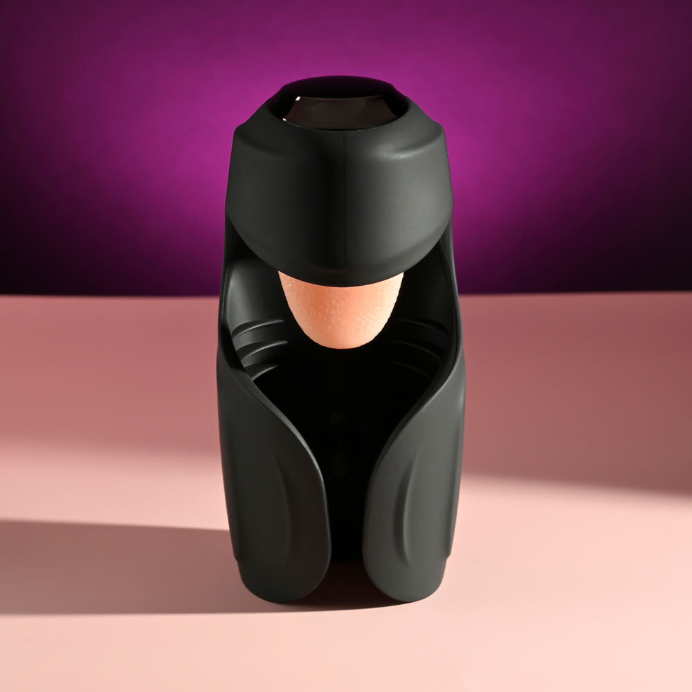 Zero Tolerance LICK THE TIP -  USB Rechargeable Vibrating & Flicking Masturbator with sleek design