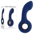 Zero Tolerance THE REACH - 13.8 cm USB Rechargeable Vibrating Anal Plug with a ringed handle and curved shaft.