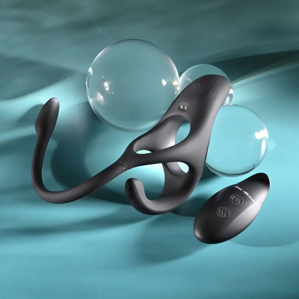 Zero Tolerance ALL THE BASES -  USB Rechargeable Vibrating Cock Ring with Wireless Remote Zero Tolerance Discreet Intimate Essentials.