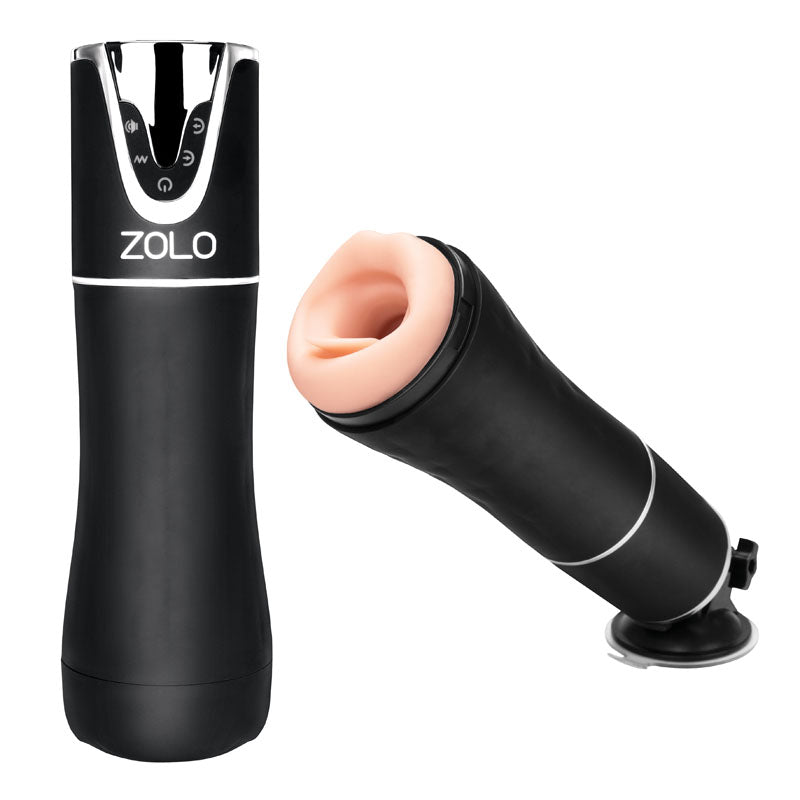 Zolo Automatic Blowjob - USB Rechargeable Auto Masturbator with advanced suction technology and textured sleeve.