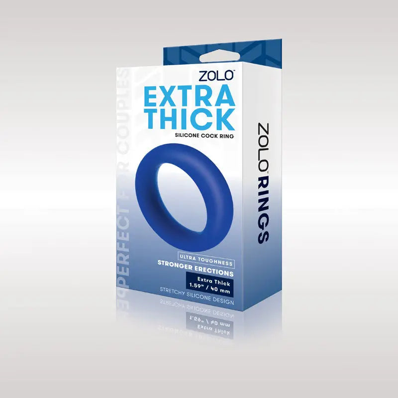 Affordable quality Zolo Extra Thick Silicone Cock Ring -  40 mm Cock Ring  from Zolo by Discreet Intimate Essentials with Discreet Delivery 