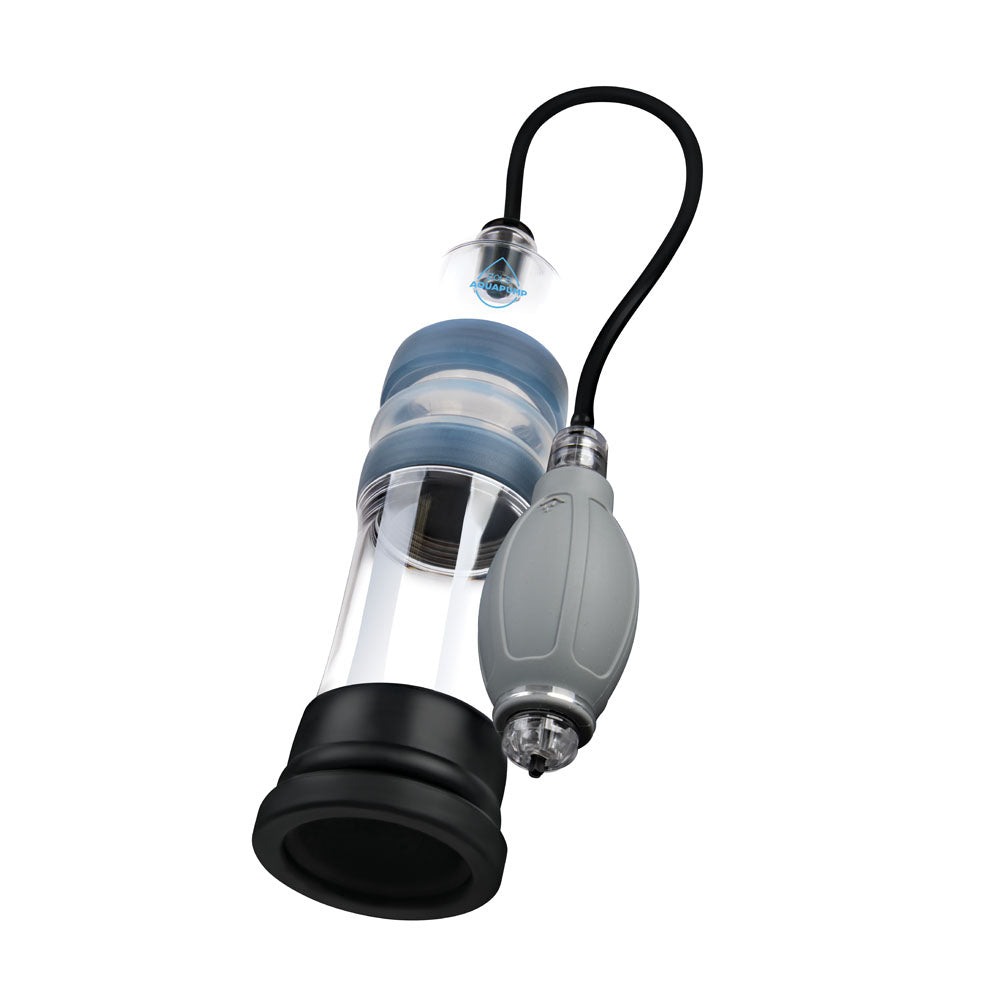 Zolo Aquapump Compact - Water Penis Pump, ergonomic manual design with precise pressure control for enhanced intimacy.
