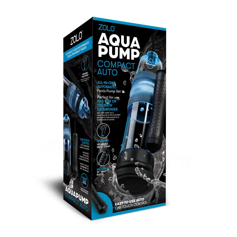 Affordable quality Zolo Aquapump Compact Auto -  Auto Water Penis Pump  from Zolo by Discreet Intimate Essentials with Discreet Delivery 