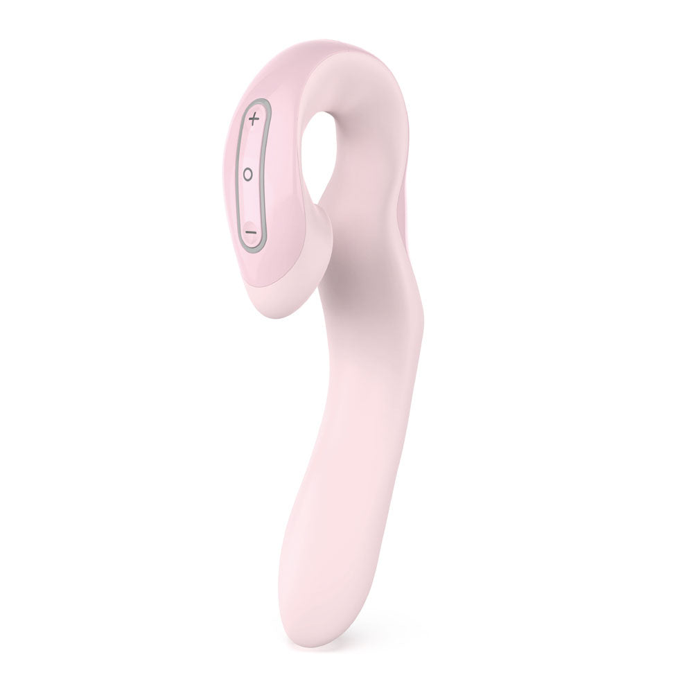 Zini Roae -  -  19.5 cm USB Rechargeable Vibrator, sophisticated pink rabbit vibrator for triple-stimulation.