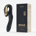 Zini Roae Special Edition - /Gold - /Gold 19.5 cm USB Rechargeable Vibrator with packaging showcasing elegant design.