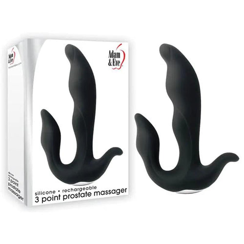 Adam & Eve 3-Point Prostate Massager -  USB Rechargable Vibrating Prostate Massager Adam & Eve Discreet Intimate Essentials.