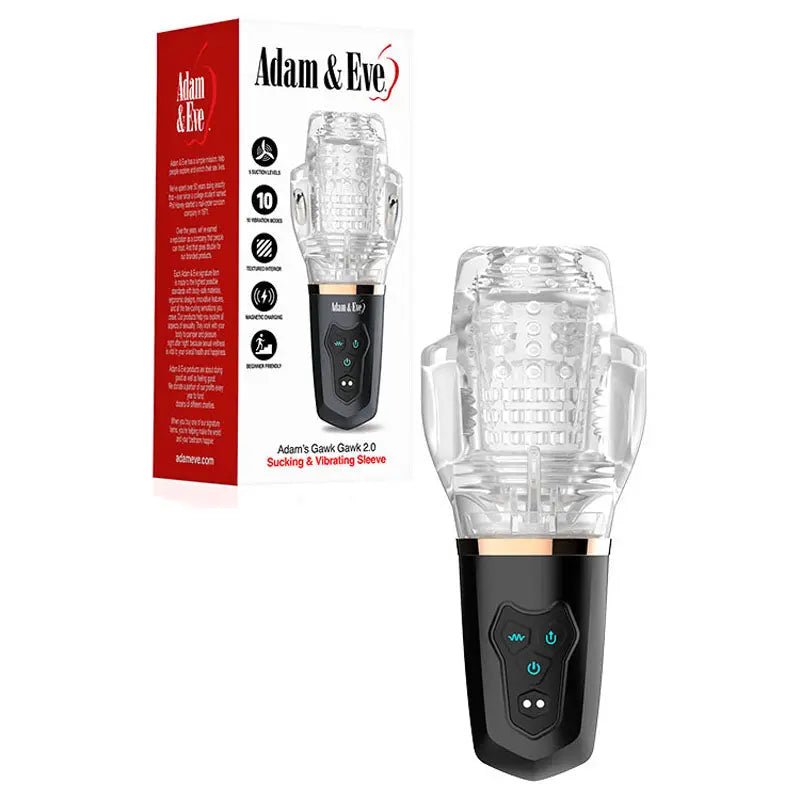 Shop affordable quality Adam & Eve Adam's Gawk Gawk 2.0 - USB Rechargeable Rotating & Vibrating Masturbator - Discreet Intimate Essentials - MASTURBATORS - Adam & Eve