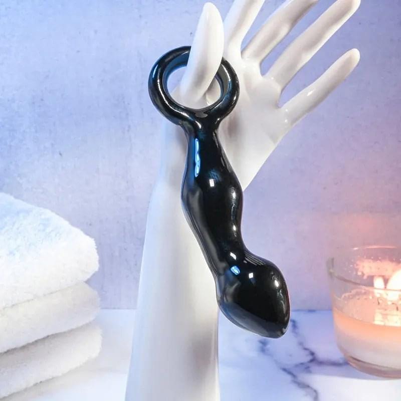Adam & Eve ADAMS GLASS PROSTATE MASSAGER -  Glass 16.6 cm Prostate Massager Adam & Eve Discreet Intimate Essentials.