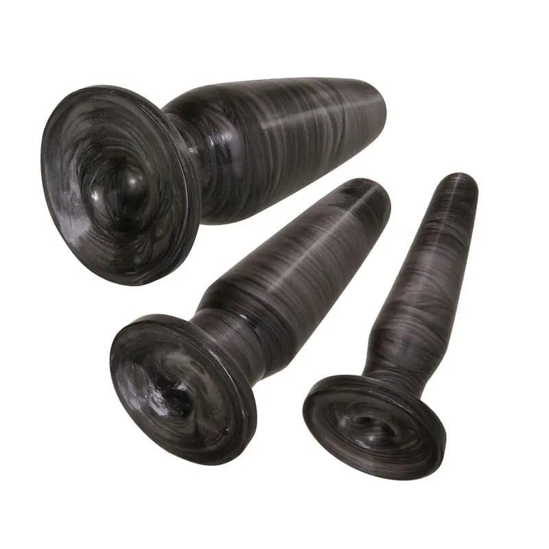 Adam & Eve ANAL ROCKETS TRAINER SET -  Butt Plugs - Set of 3 Sizes Adam & Eve Discreet Intimate Essentials.
