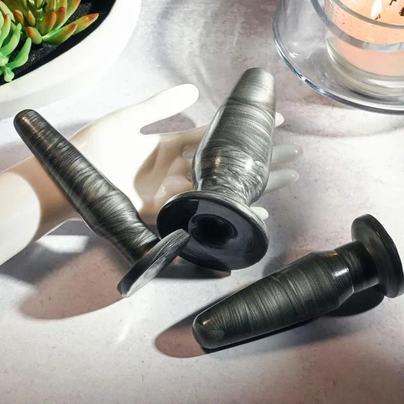 Adam & Eve ANAL ROCKETS TRAINER SET -  Butt Plugs - Set of 3 Sizes Adam & Eve Discreet Intimate Essentials.