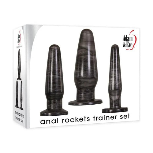 Adam & Eve ANAL ROCKETS TRAINER SET -  Butt Plugs - Set of 3 Sizes Adam & Eve Discreet Intimate Essentials.