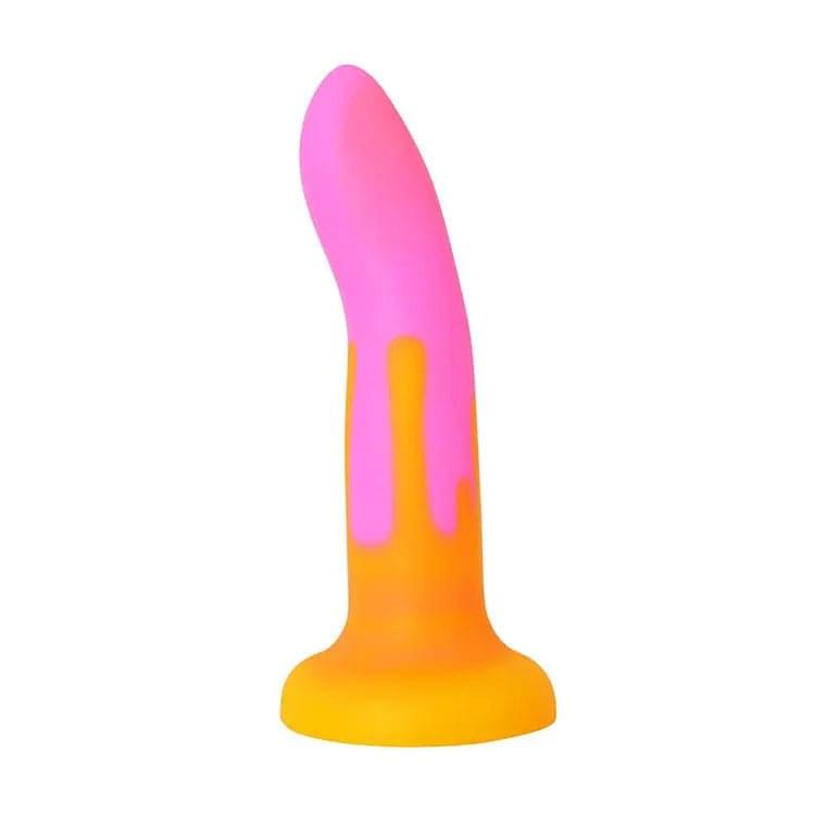 Adam & Eve CHARMED - Pink/Yellow 16.5 cm Dildo Adam & Eve Discreet Intimate Essentials.