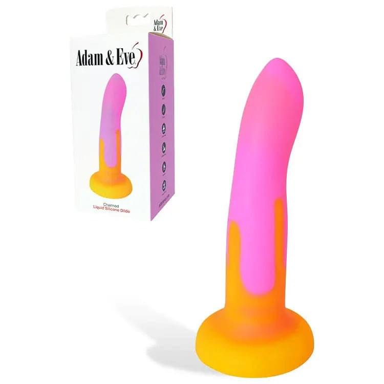 Adam & Eve CHARMED - Pink/Yellow 16.5 cm Dildo Adam & Eve Discreet Intimate Essentials.
