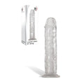 Adam & Eve Crystal  8'' Dong -  20.3 cm Dong Adam & Eve Discreet Intimate Essentials.
