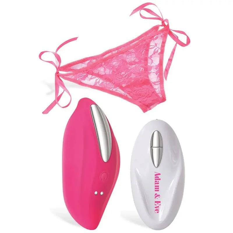 Adam & Eve Eve's Rechargeable Vibrating Panty With Remote -  Vibrating Panty with Remote Control Adam & Eve Discreet Intimate Essentials.