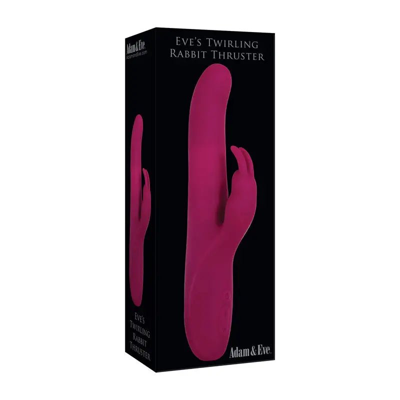 Shop affordable quality Adam & Eve Eve's Twirling Rabbit Thruster - 24.1 cm USB Rechargeable Thrusting Rabbit Vibrator - Discreet Intimate Essentials - VIBRATORS-RABBIT - Adam & Eve