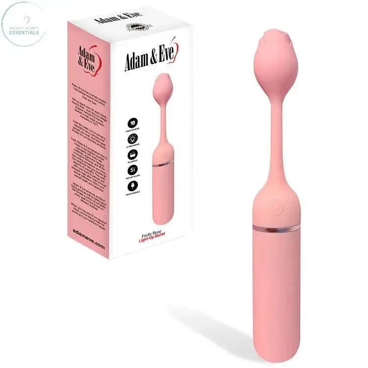 Adam & Eve FIREFLY ROSE -  USB Rechargeable Bullet Adam & Eve Discreet Intimate Essentials.