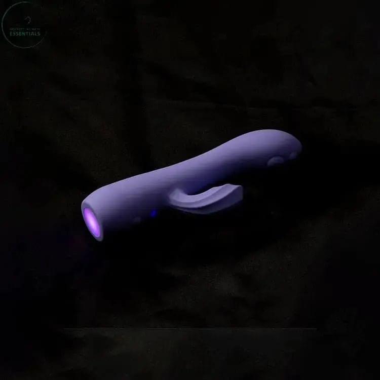 Adam & Eve GROOVY GLOW-UPS Wavie -  16.5 cm USB Rechargeable Rabbit Vibrator Adam & Eve Discreet Intimate Essentials.