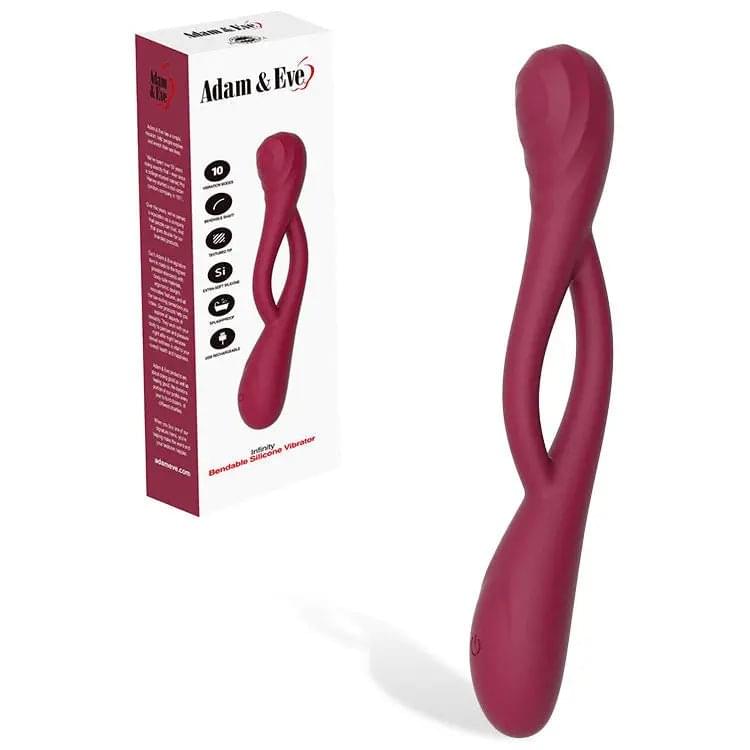 Adam & Eve INFINITY -  USB Rechargeable Bendable Vibrator Adam & Eve Discreet Intimate Essentials.
