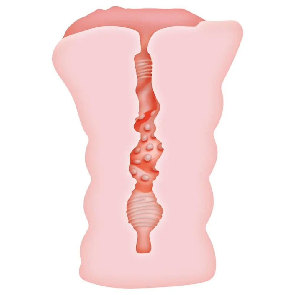 Adam & Eve JUICY LUCY -  Self Lubricating Vagina Stroker Adam & Eve Discreet Intimate Essentials.