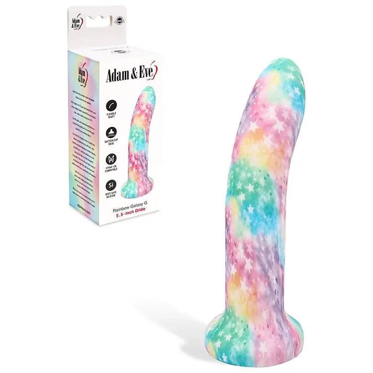 Adam & Eve RAINBOW GALAXY G -  14 cm Dildo Adam & Eve Discreet Intimate Essentials.