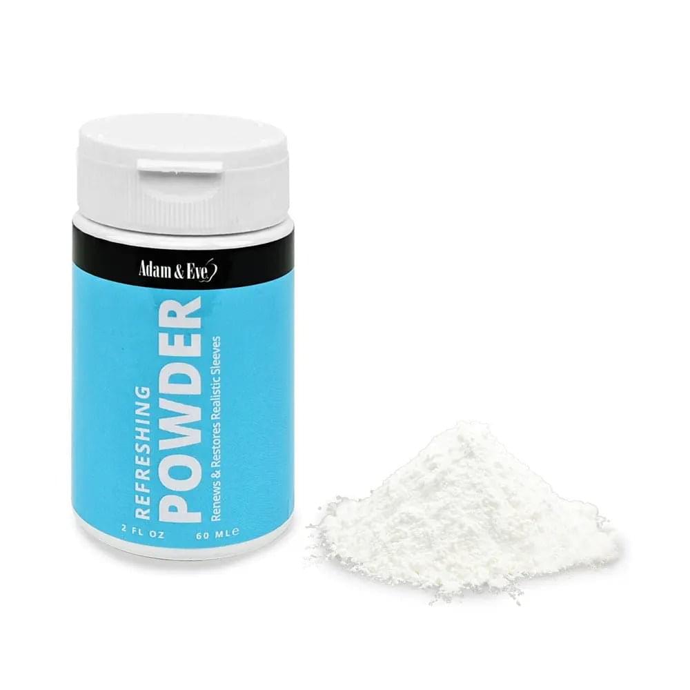 Adam & Eve REFRESHING POWDER - 60 ml - Refreshing Powder for Realistic Toys - 60 ml Adam & Eve Discreet Intimate Essentials.
