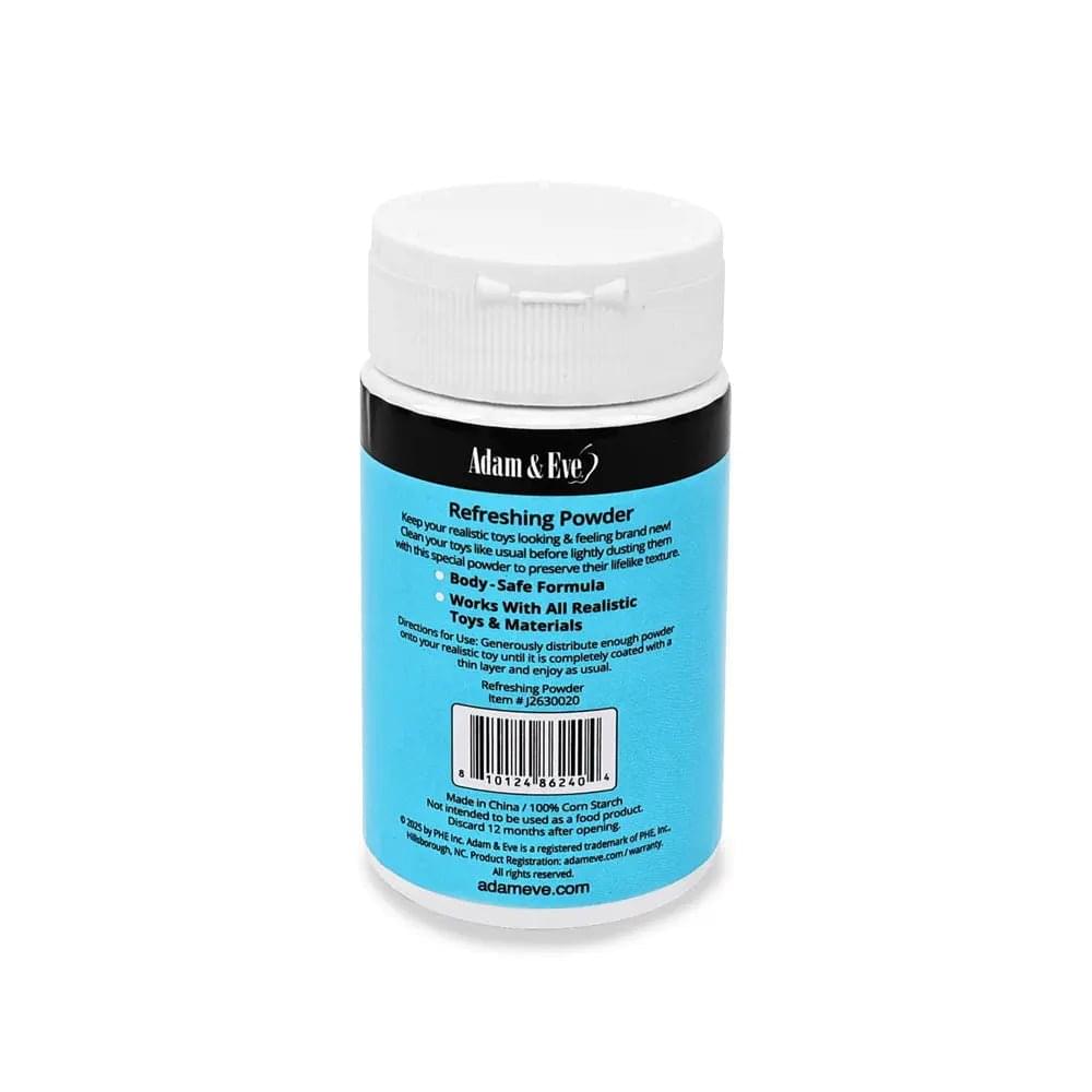 Adam & Eve REFRESHING POWDER - 60 ml - Refreshing Powder for Realistic Toys - 60 ml Adam & Eve Discreet Intimate Essentials.