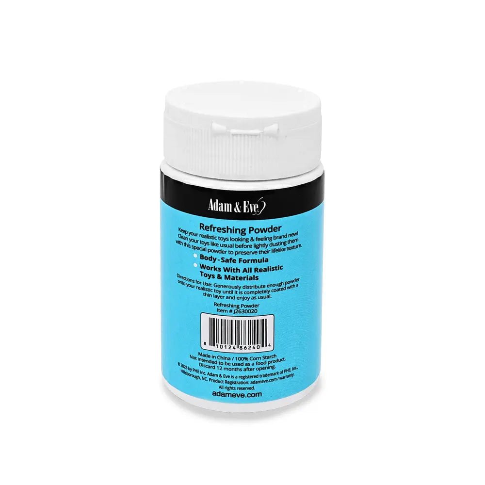 Shop affordable quality Adam & Eve REFRESHING POWDER - 60 ml - Refreshing Powder for Realistic Toys - 60 ml - Discreet Intimate Essentials - MASTURBATORS - Adam & Eve