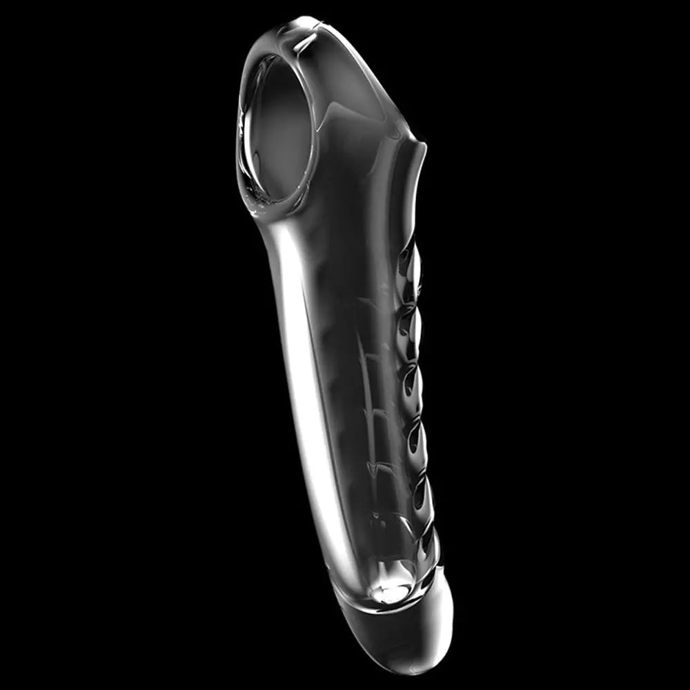 Shop affordable quality Adam & Eve Ridged Rider - 22.9 cm Penis Extension Sleeve - Discreet Intimate Essentials - SLEEVES - Adam & Eve