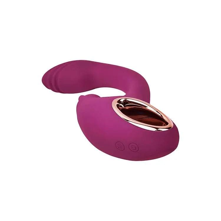 Adam & Eve ROSE GOLD CLIT TICKLER -  22 cm USB Rechargeable Rabbit Vibrator Adam & Eve Discreet Intimate Essentials.