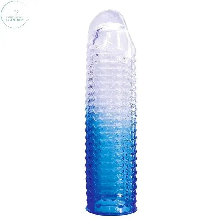 Adam & Eve SAPPHIRE Sleeve Set -  Clear Penis Sleeve Set - Set of 4 Adam & Eve Discreet Intimate Essentials.