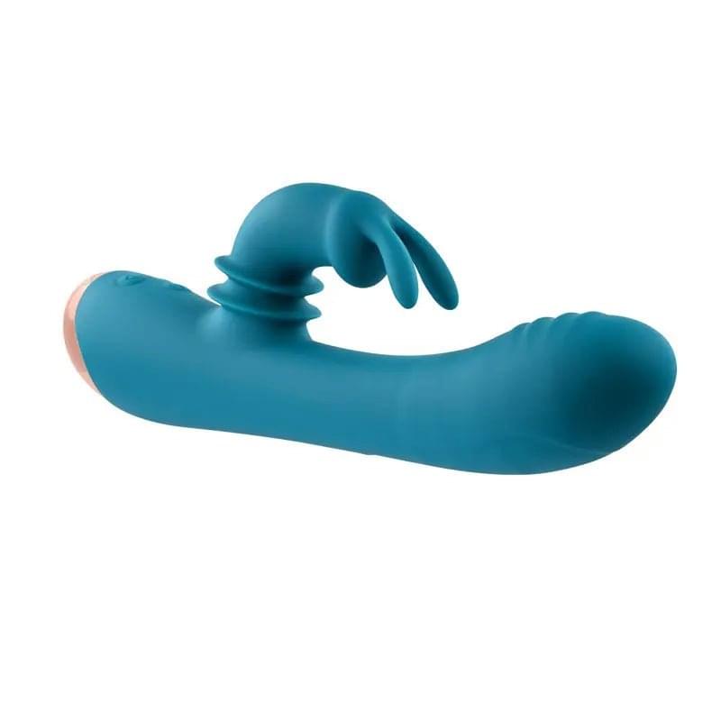 Adam & Eve SHIMMY & SHAKE VELVET RABBIT -  22.4 cm USB Rechargeable Rabbit Vibrator Adam & Eve Discreet Intimate Essentials.