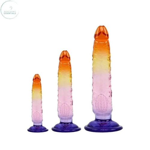 Adam & Eve SUNSET DREAMS TRIO - Multicoloured - Multicoloured Dildos - Set of 3 Sizes Adam & Eve Discreet Intimate Essentials.