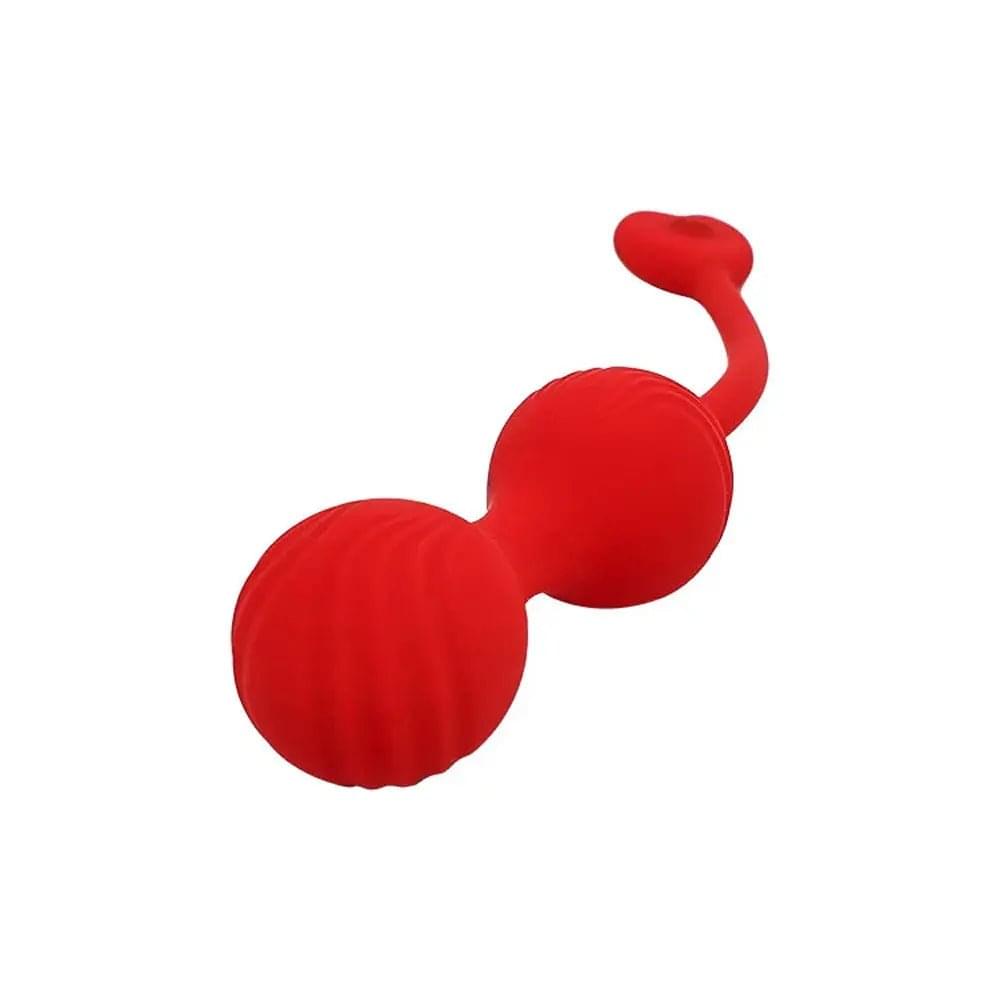 Adam & Eve SWEETHEART Kegel Trainer -  USB Rechargeable Vibrating Kegel Balls with Remote Adam & Eve Discreet Intimate Essentials.