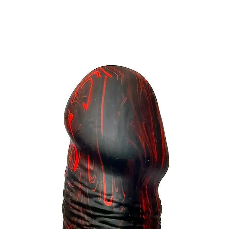 Adam & Eve THE BEDROCKER - /Red 22.6 cm USB Rechargeable Thrusting Dildo with Wireless Remote Adam & Eve Discreet Intimate Essentials.