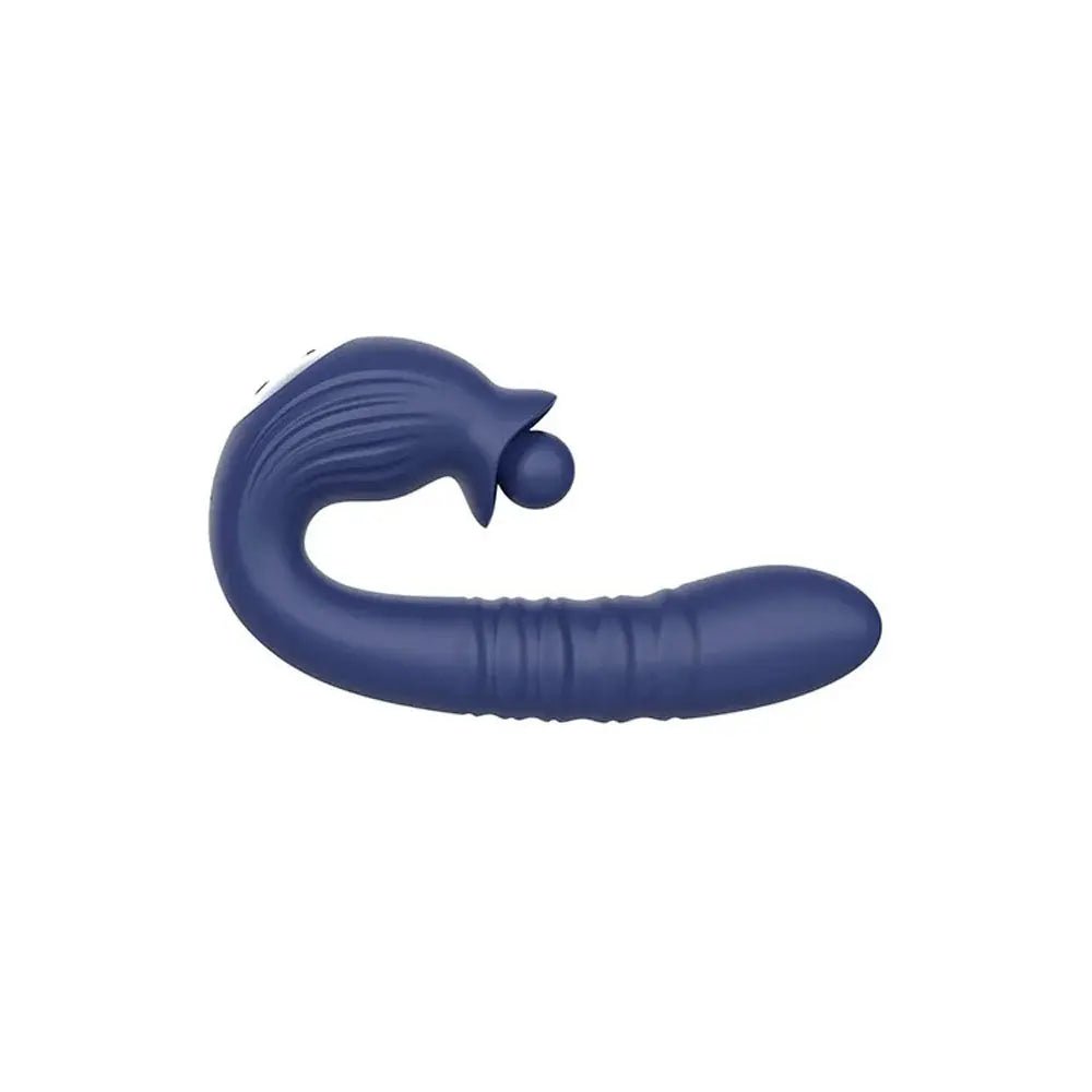 Shop affordable quality Adam & Eve THE BIG BALLER - Navy 18.8 cm USB Rechargeable Thrusting Rabbit Vibrator - Discreet Intimate Essentials - VIBRATORS - Adam & Eve