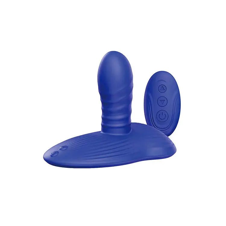 Shop affordable quality Adam & Eve THE MIDNGHT RIDER - USB Rechargeable Thrusting Vibrating Grinder with Remote Control - Discreet Intimate Essentials - STIMULATORS - Adam & Eve