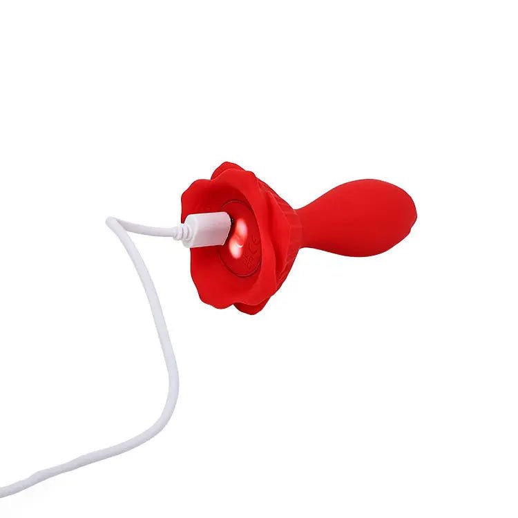Shop affordable quality Adam & Eve THE ROSEBUD - 10.2 cm USB Rechargeable Vibrating Butt Plug with Remote - Discreet Intimate Essentials - ANAL TOYS - Adam & Eve