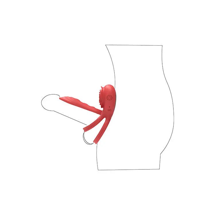 Shop affordable quality Adam & Eve VIBRATING ROSE GIRTH ENHANCER - USB Rechargeable Vibrating Cock & Ball Rings - Discreet Intimate Essentials - COCK RINGS - Adam & Eve