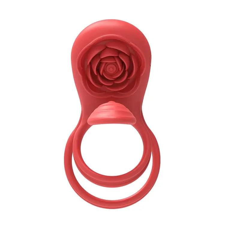 Adam & Eve VIBRATING ROSE GIRTH ENHANCER -  USB Rechargeable Vibrating Cock & Ball Rings Adam & Eve Discreet Intimate Essentials.