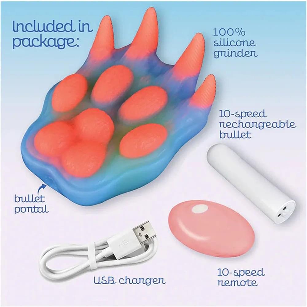 Alien Nation - Pantera -  USB Rechargeable Vibrating Fantasy Grinder Pad with Remote Icon Brands Discreet Intimate Essentials.