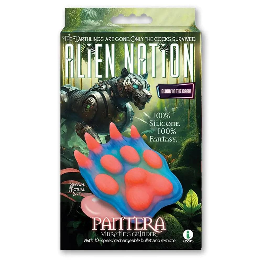 Alien Nation - Pantera -  USB Rechargeable Vibrating Fantasy Grinder Pad with Remote Icon Brands Discreet Intimate Essentials.
