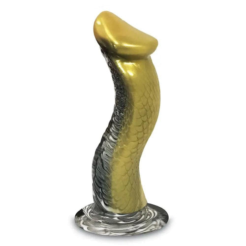 Alien Nation - Venomus - Gold 22.9 cm Snake Fantasy Dong Icon Brands Discreet Intimate Essentials.