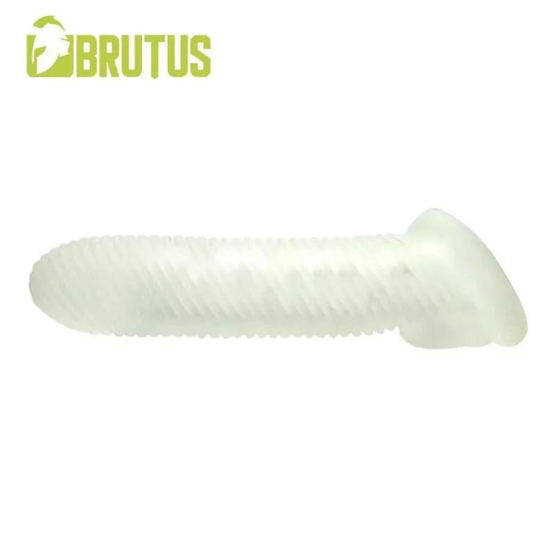 Almighty Ribbed Cocksheath 18cm Brutus Discreet Intimate Essentials.