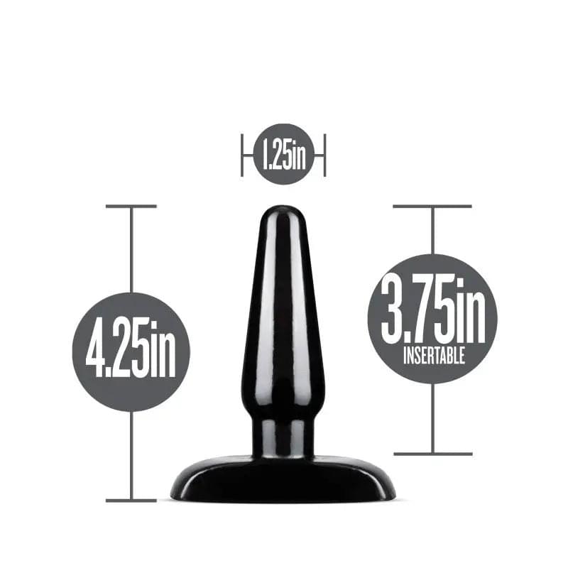 Anal Adventures Basic Anal Plug - Small -  10.8 cm Butt Plug Blush Novelties Discreet Intimate Essentials.