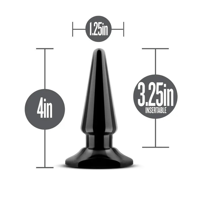 Shop affordable quality Anal Adventures Basic Vibrating Anal Pleaser - 10.1 cm Vibrating Butt Plug - Discreet Intimate Essentials - ANAL TOYS - Blush Novelties