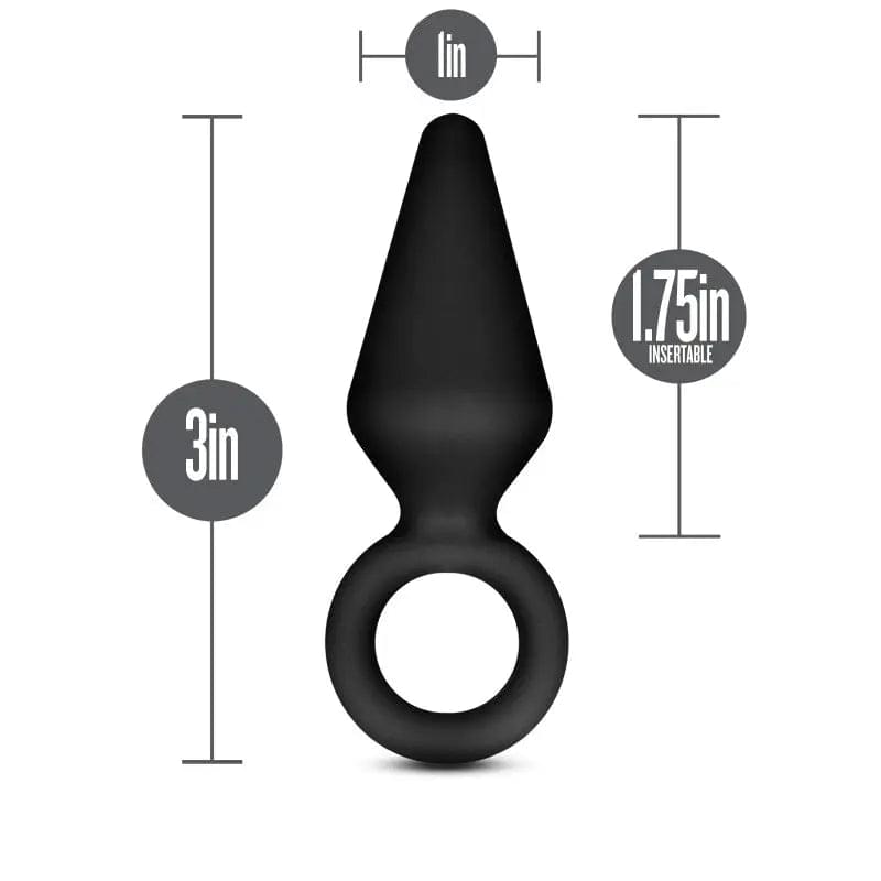 Anal Adventures Platinum Loop Plug - Small -  7.6 cm Butt Plug Blush Novelties Discreet Intimate Essentials.