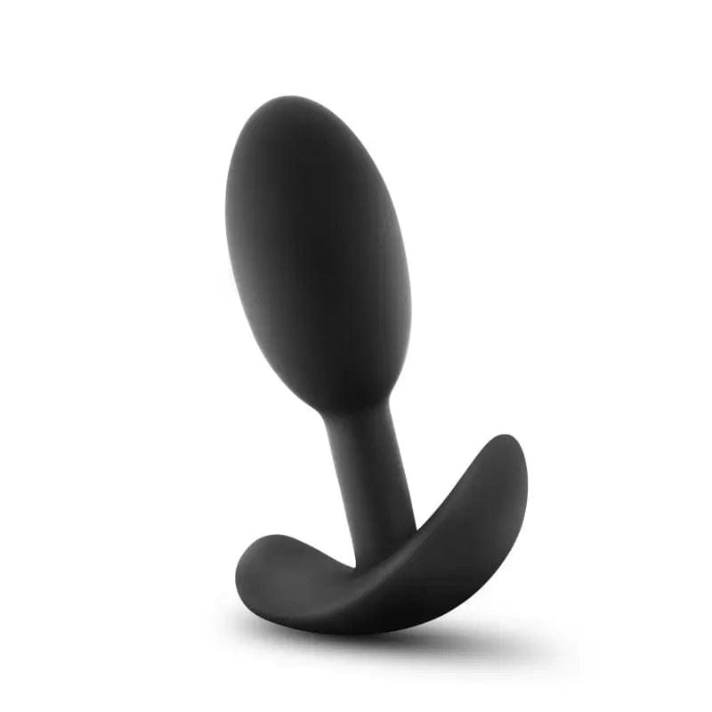 Anal Adventures Platinum Vibra Slim Plug -  8.9 cm Small Butt Plug with Internal Ball Blush Novelties Discreet Intimate Essentials.
